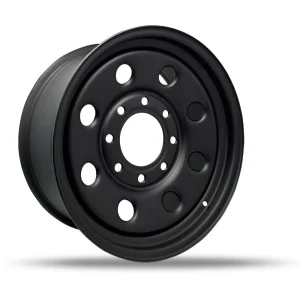 DTD – Steel – Black – 18″x8″ 25mm – All weather Wheels – 888002